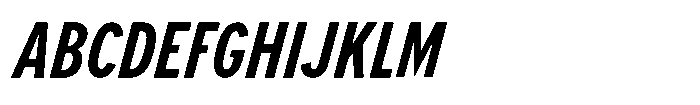 Limit FRWY Cm Bold Italic Font