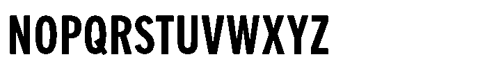 Limit FRWY Cm Bold Font UPPERCASE
