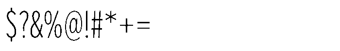 Limit FRWY Cm Light Font OTHER CHARS