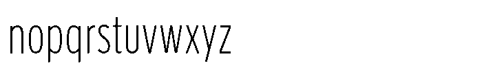 Limit FRWY Cm Light Font LOWERCASE