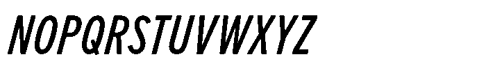 Limit FRWY Cm Medium Italic Font UPPERCASE