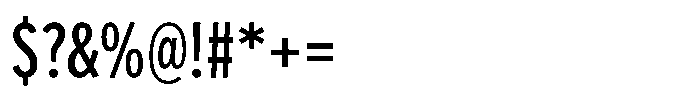 Limit FRWY Cm Medium Font OTHER CHARS