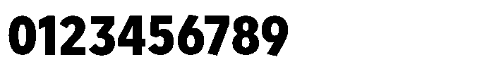Limit FRWY Condensed Black Font OTHER CHARS