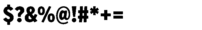 Limit FRWY Condensed Black Font OTHER CHARS