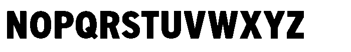 Limit FRWY Condensed Black Font UPPERCASE
