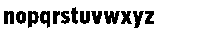 Limit FRWY Condensed Black Font LOWERCASE