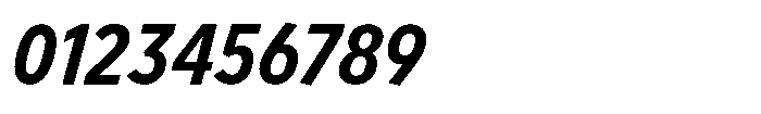 Limit FRWY Condensed Bold Italic Font OTHER CHARS