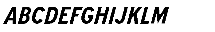 Limit FRWY Condensed Bold Italic Font