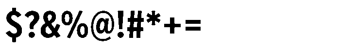 Limit FRWY Condensed Bold Font OTHER CHARS