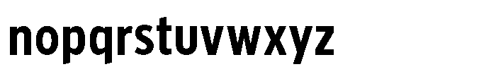 Limit FRWY Condensed Bold Font LOWERCASE