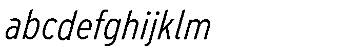 Limit FRWY Condensed Italic FONT