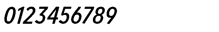 Limit FRWY Condensed Medium Italic Font OTHER CHARS