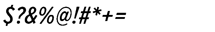 Limit FRWY Condensed Medium Italic Font OTHER CHARS
