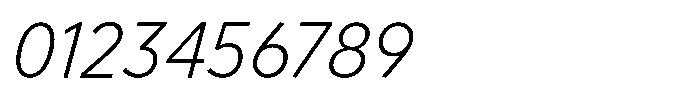 Limit FRWY Light Italic Font OTHER CHARS
