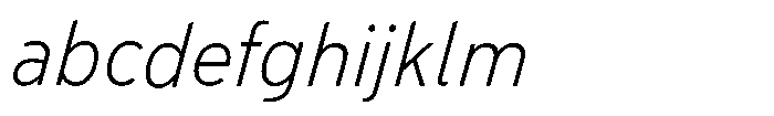 Limit FRWY Light Italic FONT