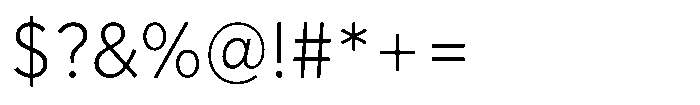 Limit FRWY Light Font OTHER CHARS