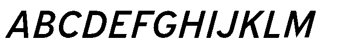 Limit FRWY Medium Italic Font