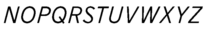 Limit FRWY Variable Concept Italic Font UPPERCASE