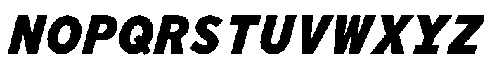 Limit File Black Italic Font UPPERCASE