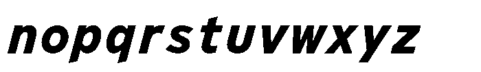 Limit File Bold Italic Font LOWERCASE