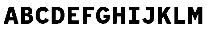 Limit File Bold Font UPPERCASE