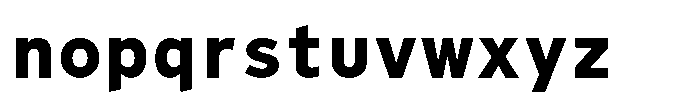 Limit File Bold Font LOWERCASE