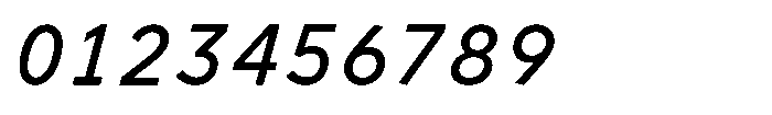 Limit File Italic Font OTHER CHARS