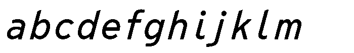 Limit File Italic FONT
