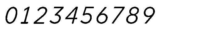 Limit File Light Italic Font OTHER CHARS