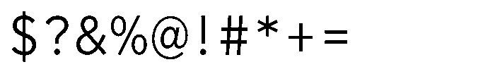 Limit File Light Font OTHER CHARS