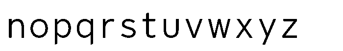 Limit File Light Font LOWERCASE