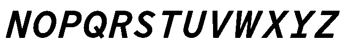 Limit File Medium Italic Font UPPERCASE