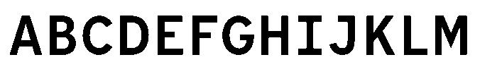 Limit File Medium Font UPPERCASE
