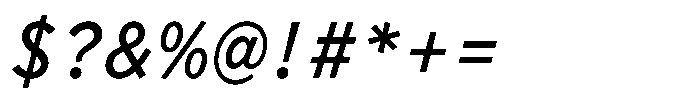 Limit File Variable Concept Italic Font OTHER CHARS