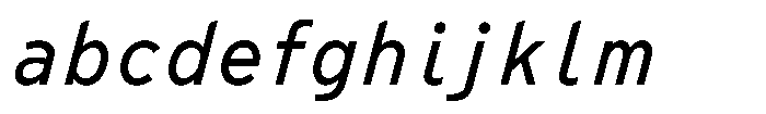 Limit File Variable Concept Italic FONT