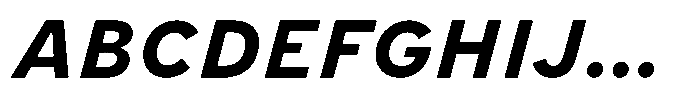 Limit Micro Bold Italic Font UPPERCASE