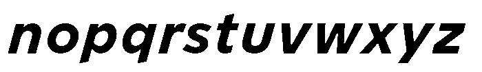 Limit Micro Bold Italic Font LOWERCASE