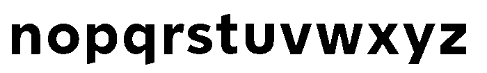 Limit Micro Bold Font LOWERCASE