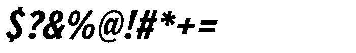 Limit Micro Cm Bold Italic Font OTHER CHARS