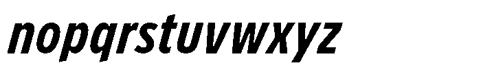 Limit Micro Cm Bold Italic Font LOWERCASE