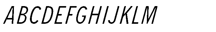 Limit Micro Cm Light Italic Font