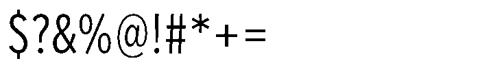 Limit Micro Cm Light Font OTHER CHARS