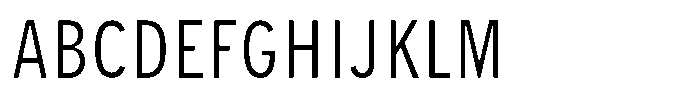 Limit Micro Cm Light Font UPPERCASE