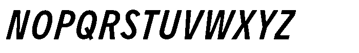 Limit Micro Cm Medium Italic Font UPPERCASE