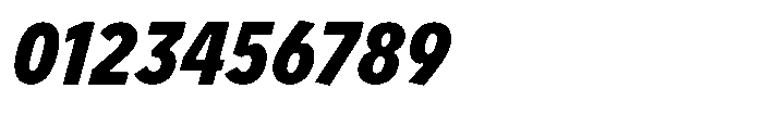 Limit Micro Cm XBold Italic Font OTHER CHARS