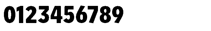 Limit Micro Cm XBold Font OTHER CHARS