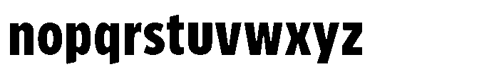 Limit Micro Cm XBold Font LOWERCASE