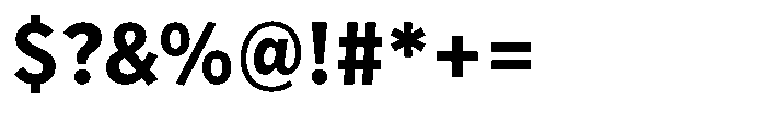 Limit Micro Condensed Bold Font OTHER CHARS