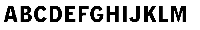 Limit Micro Condensed Bold Font UPPERCASE