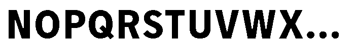 Limit Micro Condensed Bold Font UPPERCASE